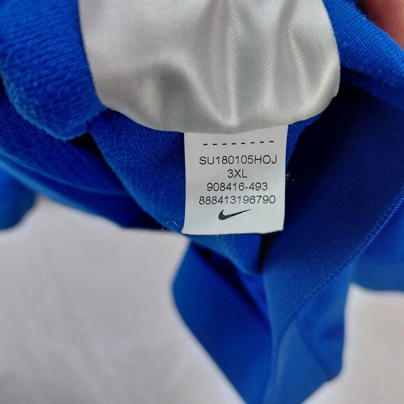 Nike Hybrid Elite Full Zip Jacket Mens Size 3XL Blue Performance Football 908416 - Picture 9 of 12